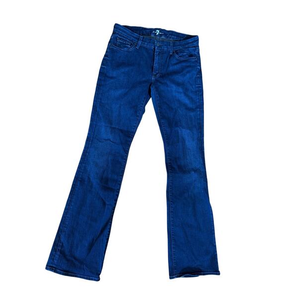 7 For All mankind Kimmie dark wash denim blue jeans - Picture 1 of 7